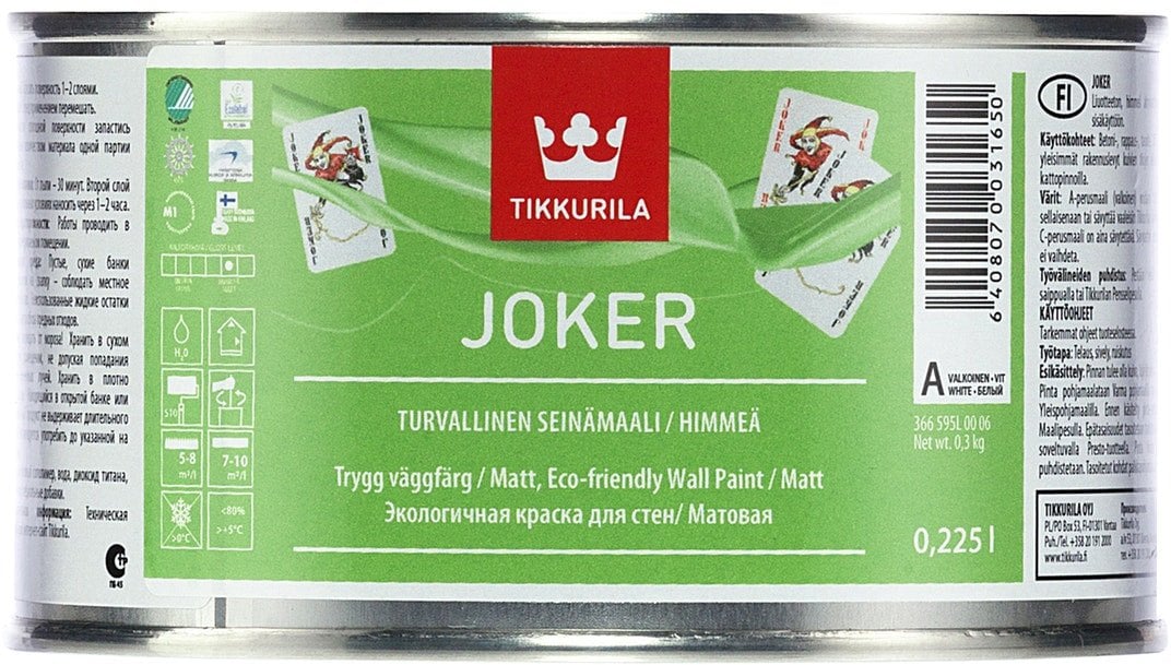 Tikkurila PAINT JOKER A SILK/MAT 0,9L