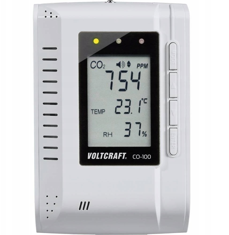Miernik dwutlenku węgla VOLTCRAFT CO-100, 0 - 3000 ppm 102541