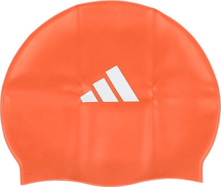 Adidas Czepek pływacki adidas Logo Swim pomarańczowy IM1049