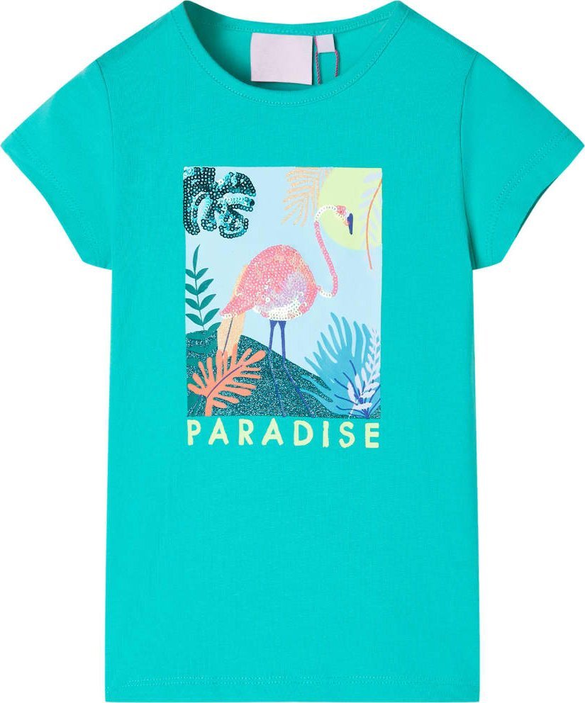 vidaXL Koszulka dziecięca, miętowa, 116