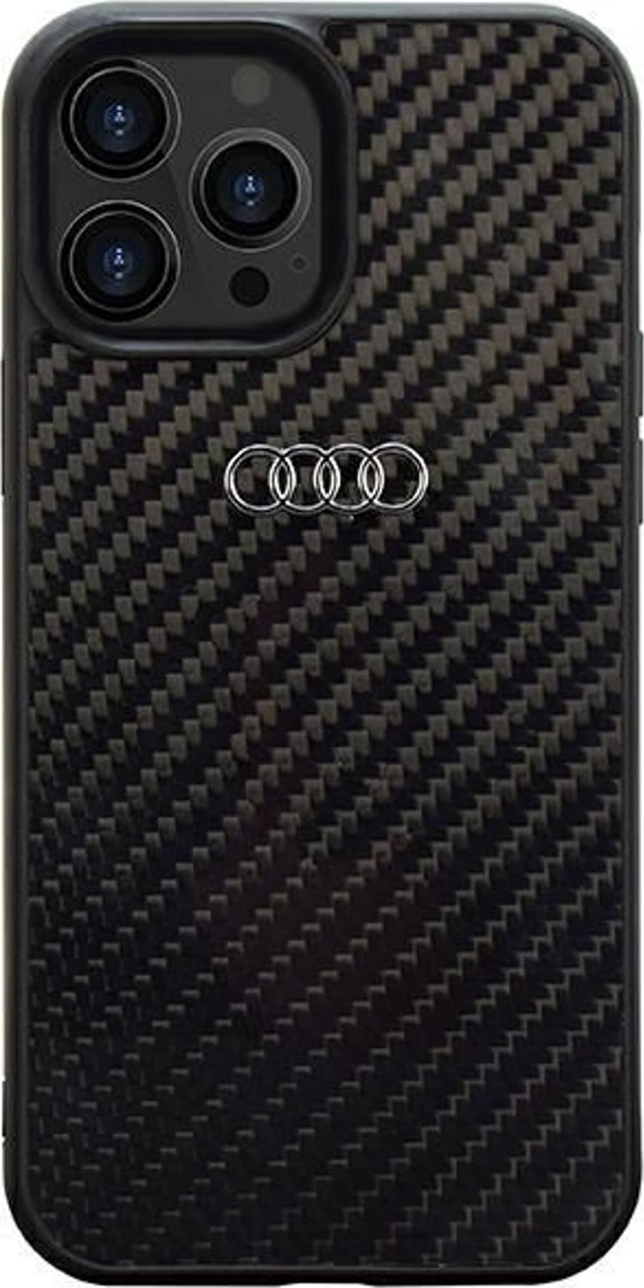 Audi Audi Carbon Fiber iPhone 14 Pro Max 6.7" czarny/black hardcase AU-TPUPCIP14PM-R8/D2-BK