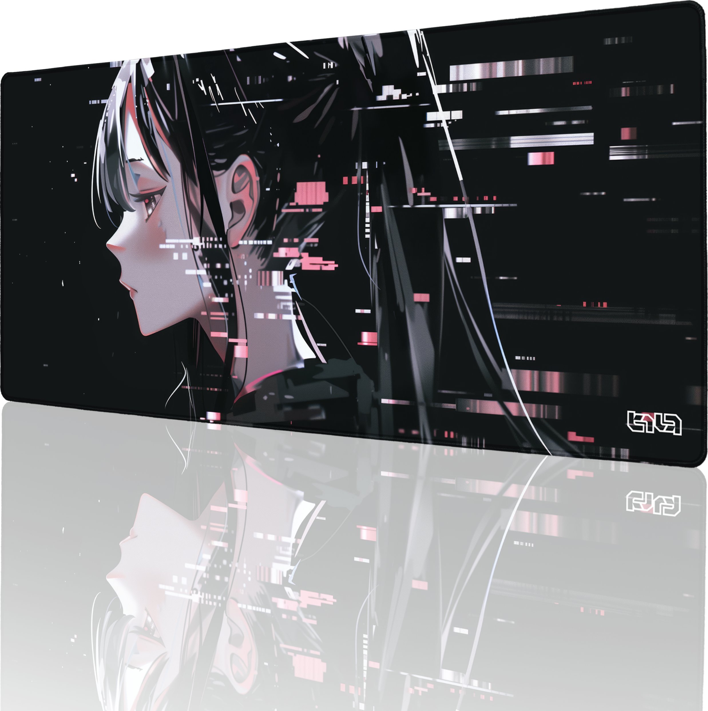 Podkładka Tilt PODKŁADKA GAMINGOWA Glitched Yuki 90x40 Wodoodporna XL