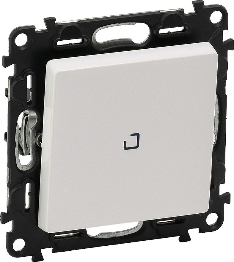 Legrand Łącznik schodowy Valena Life pojedynczy z podświetleniem 250V biały (752126)