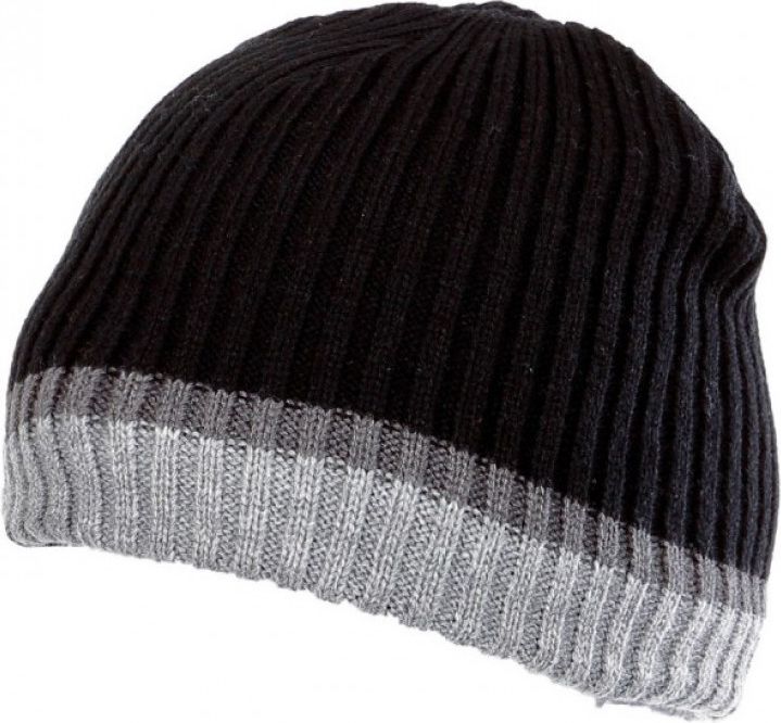 Lahti Pro Czapka akrylowa ocieplana czarno-szara (L102060S)