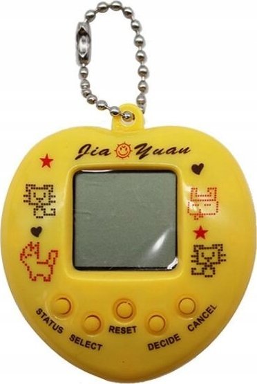 KIK Zabawka Tamagotchi elektroniczna gra 49w1 żółte