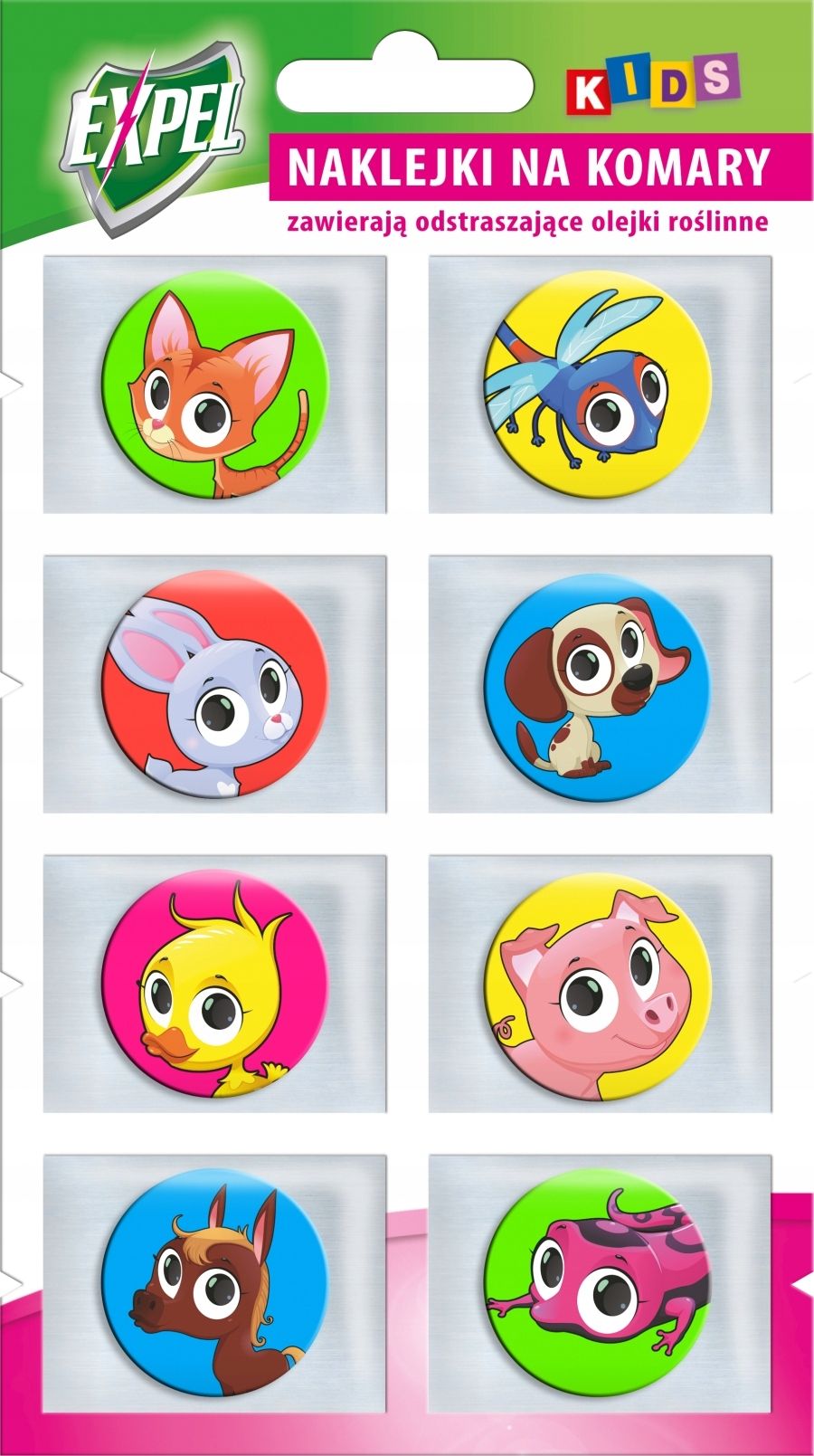 Bros EXPEL KIDS - naklejki na komary 8 szt.