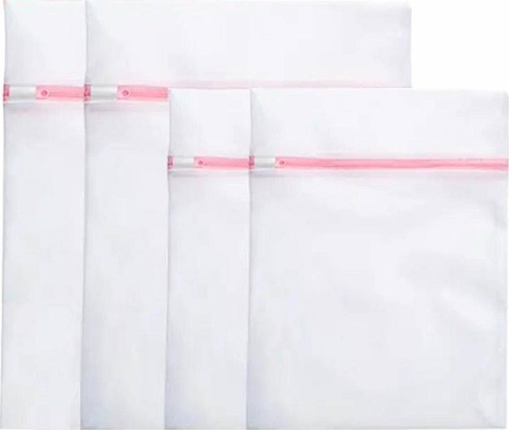 Aptel 4 WORECZKI do Prania Odzieży 60x50cm 40x30cm 4 sztuki białe AG933