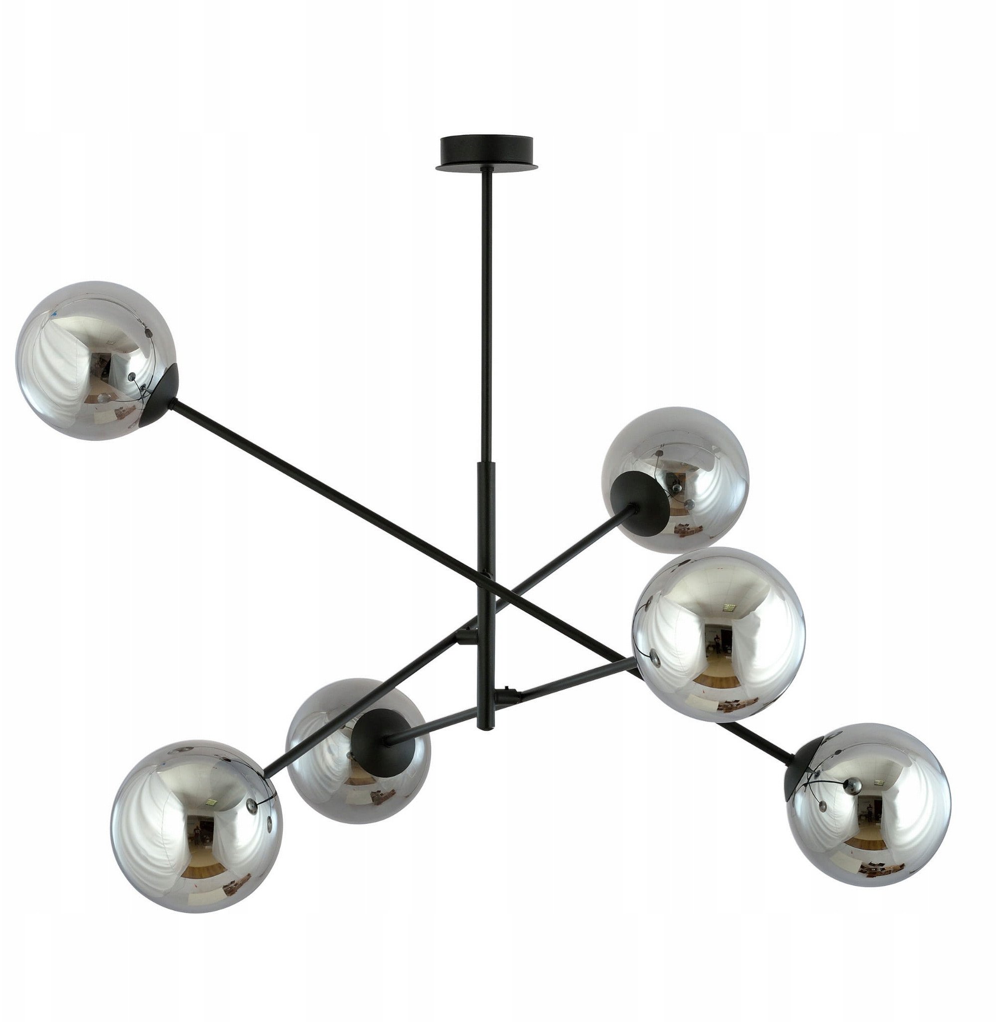 Emibig šviestuvas Linear 6 Black/Grafit