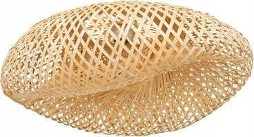 Lampa wisząca Atmosphera Lampa boho nad stół BEDDY, bambusowa, 51 cm