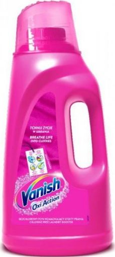 Vanish VANISH_Oxi Action płynny odplamiacz tkanin kolorowych Pink 2000ml