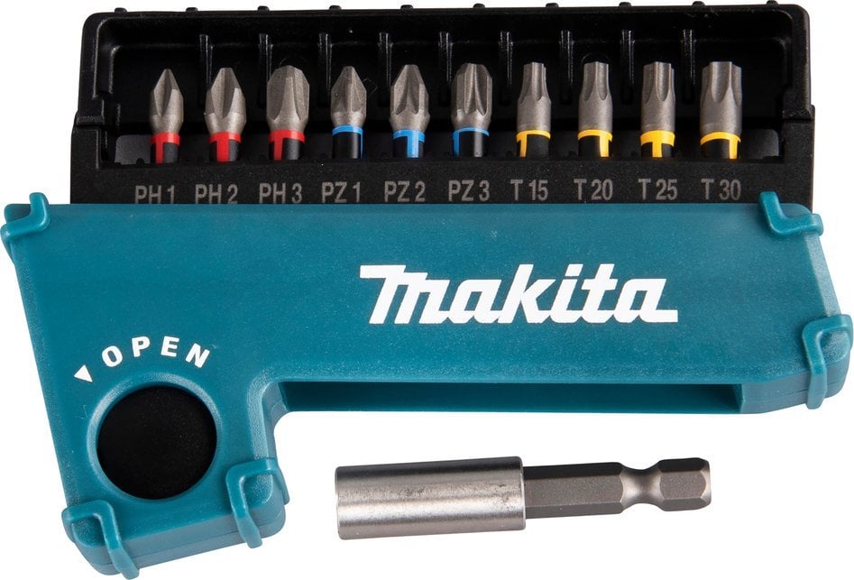 Makita ZESTAW KOŃCÓWEK UDAROWYCH 1/4" 11szt. MAKITA