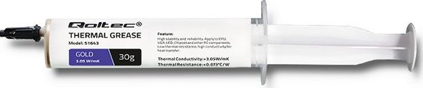 Pasta termoprzewodząca Qoltec Gold 30g (51643)