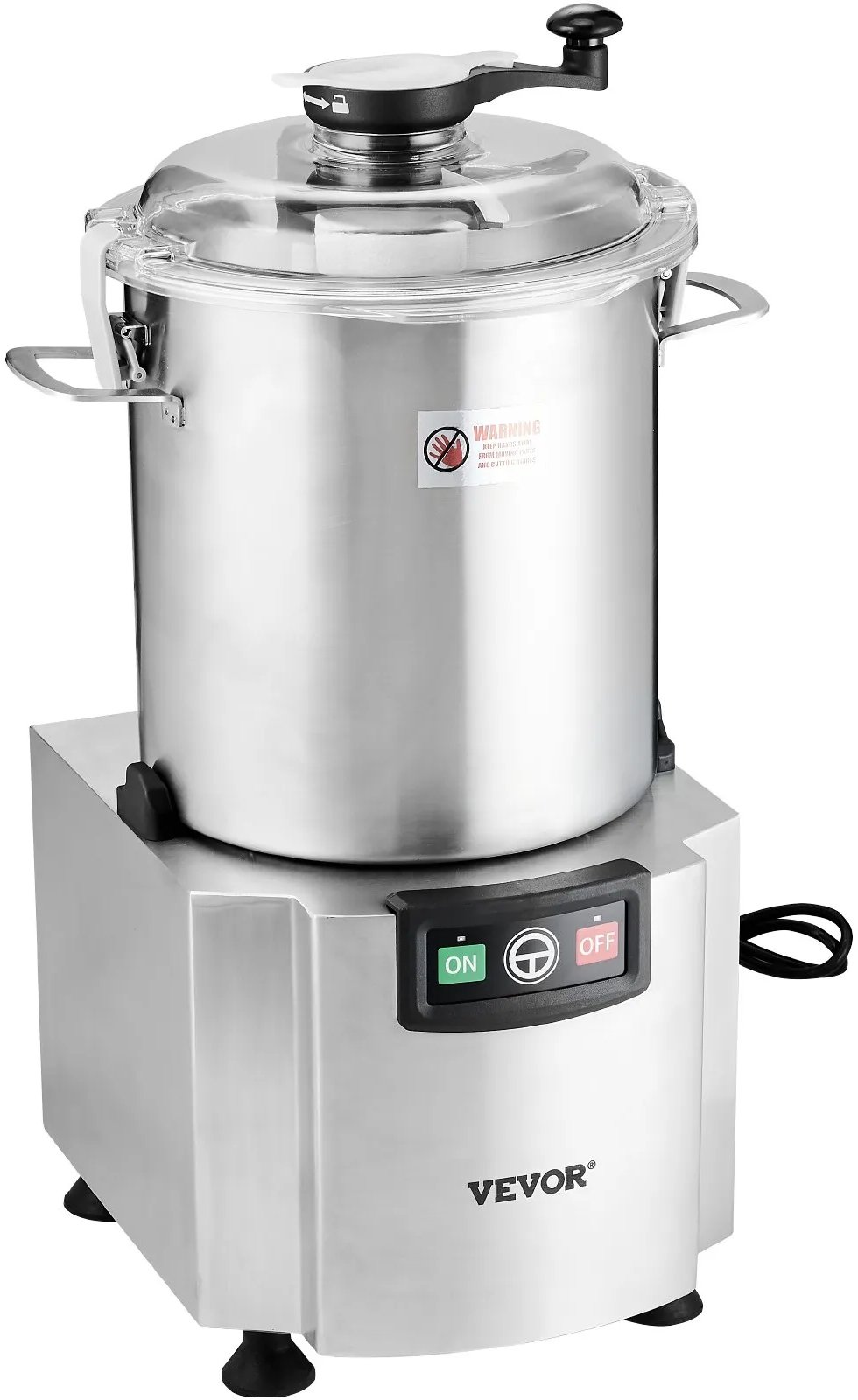 Robot kuchenny 18L ze stali nierdzewnej, siekacz z ostrzem S, warzywa owoce