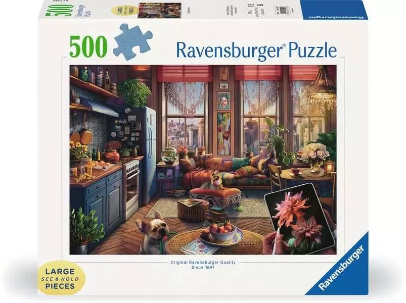Puzzle 2D: Studio Boho 500el