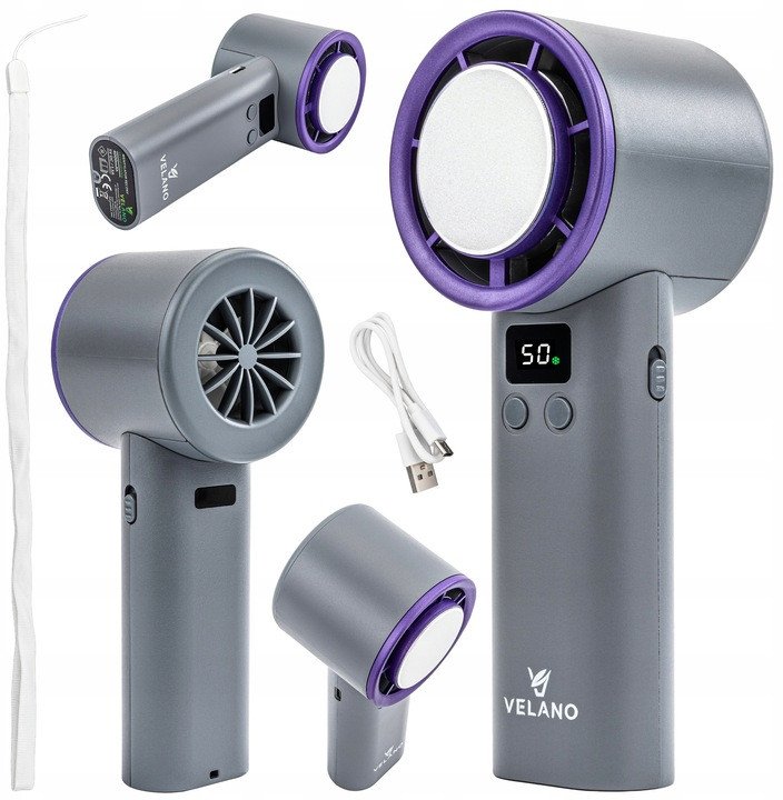 WENTYLATOR RĘCZNY OSOBISTY MINI KIESZONKOWY WIATRAK PRZENOŚNY MAŁY 4000 mAh