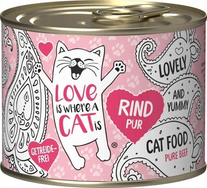 Love is where a cat is Love is where a cat is® z czystą wołowiną 200g