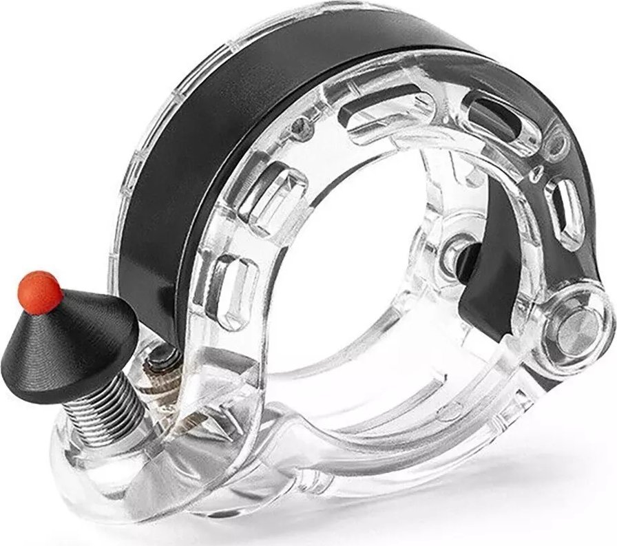 RockBros Dzwonek rowerowy Rockbros 34210028002 w kształcie litery Q - przezroczysty