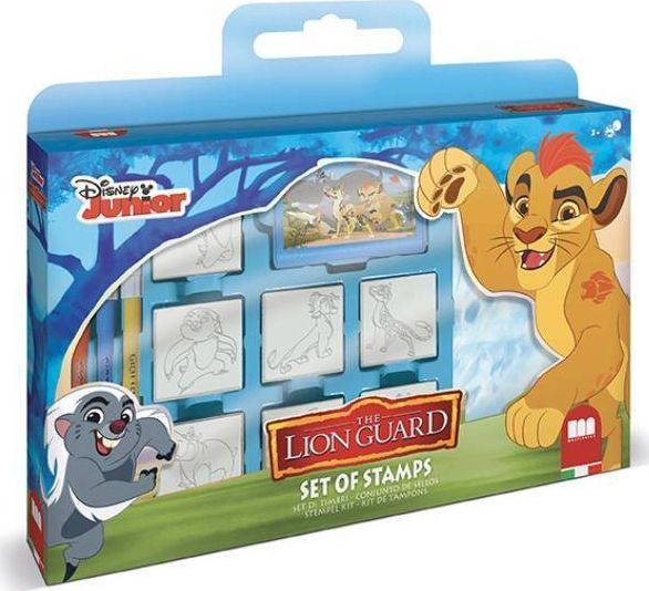 Dante Pieczątki w walizce 7szt Król Lew 7946 Multiprint w pudełku