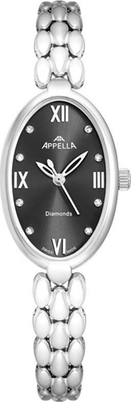 Zegarek Acappella Zegarek damski Appella L50005.5187DQ srebrny