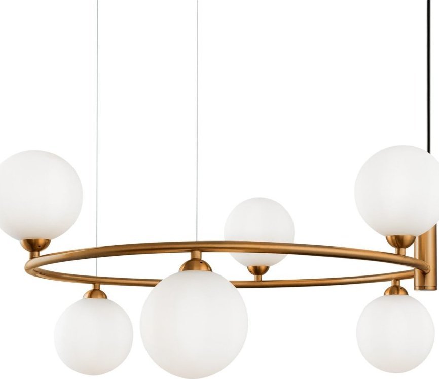 Lampa wisząca Maytoni Lampa wisząca Ring MOD013PL-06BS1 Maytoni kule mosiądz