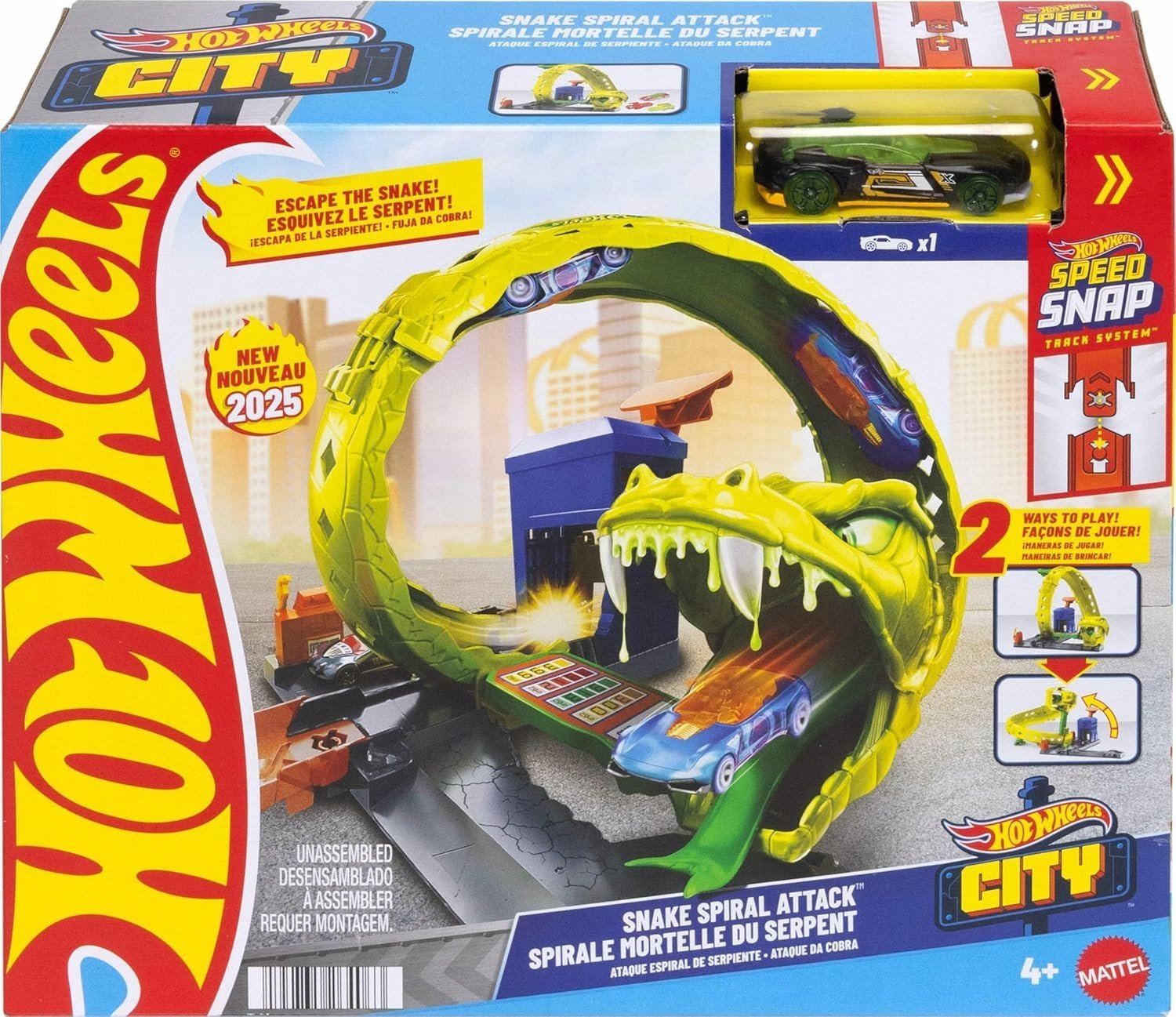 Hot Wheels Tor samochodowy City Snake Strike Attack (965-2550)