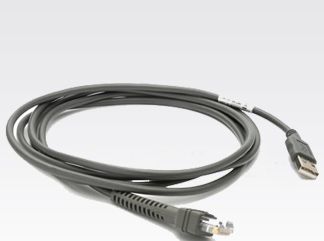 Kabel USB Motorola USB-A - USB-B 2.1 m Szary (CBAU01S07ZAR)