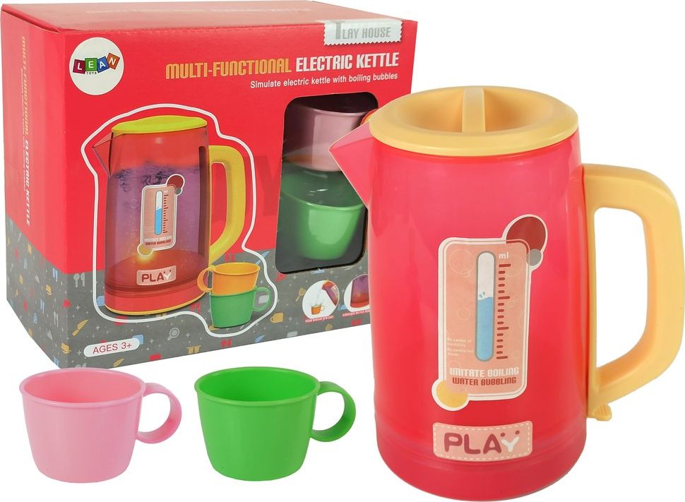 Lean Sport Elektryczny Czajnik Rózowy Na Baterie