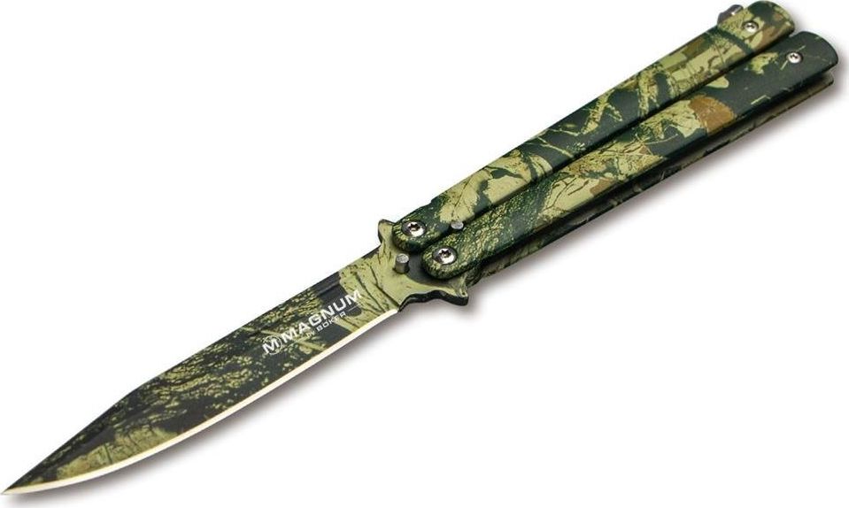 Magnum Nóż Magnum Balisong Camo uniwersalny