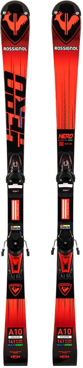 Narty sportowe dziecięce ROSSIGNOL HERO MULTIEVENT + wiązanie LOOK NX7 z GRIP WALK 2024 141 cm