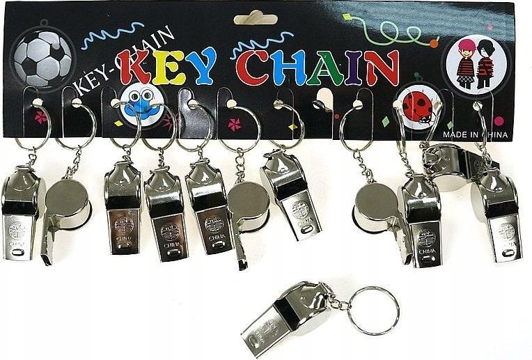 Breloczek Adar Brelok Gwizdek metalowy p12 571389