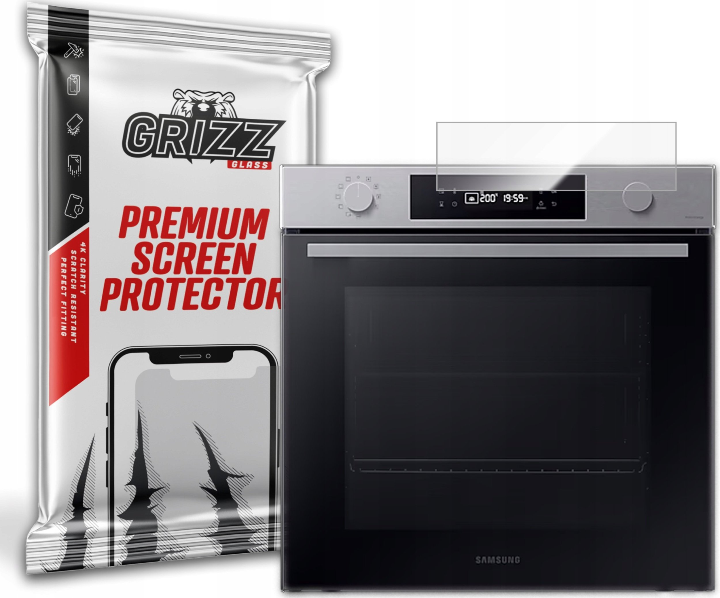 GrizzGlass Szkło hybrydowe GrizzGlass HybridGlass do Siemens EQ.700 TP703R09