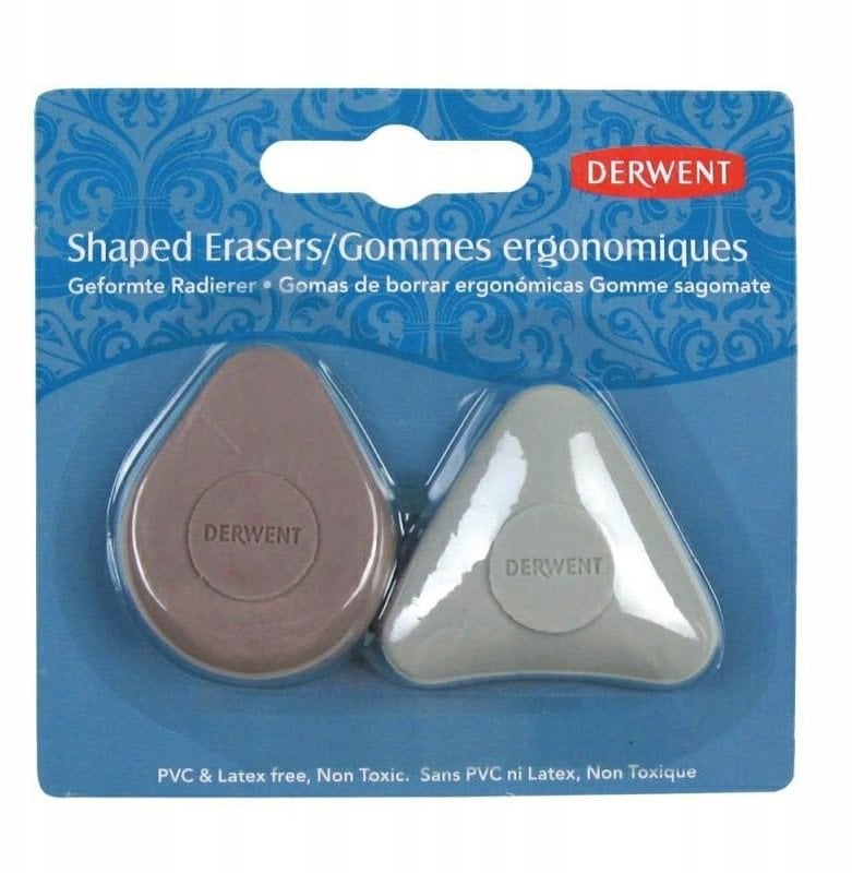 Gumki Derwent Shaped 2 szt