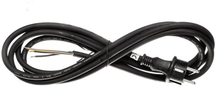 PRZEWÓD PRZYŁĄCZNIOWY WTYCZKA PROSTA OKRĄGŁA 3X1,5 3M