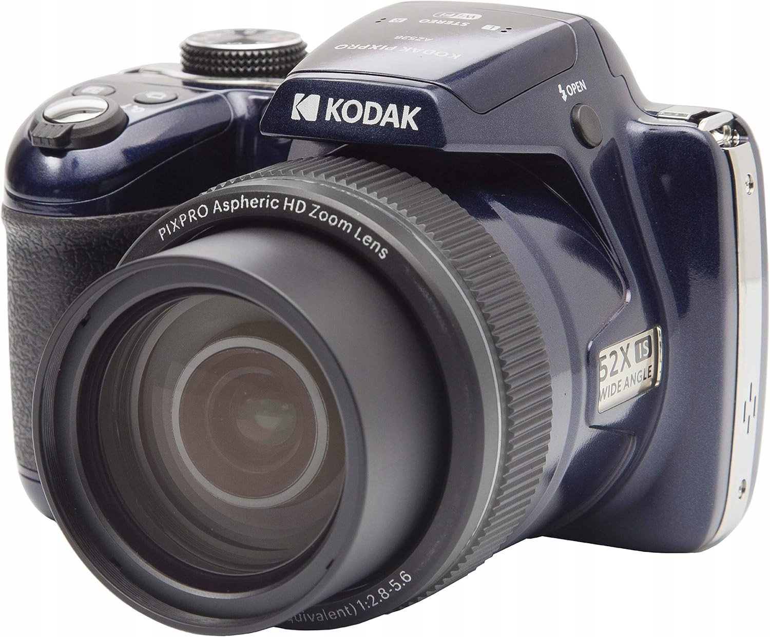 KODAK Pixpro AZ528 cyfrowy aparat hybrydowy 16 Mpx Full HD 1080p niebieski