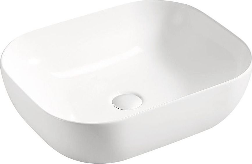 Umywalka Elior Pavona nablatowa 50cm biała