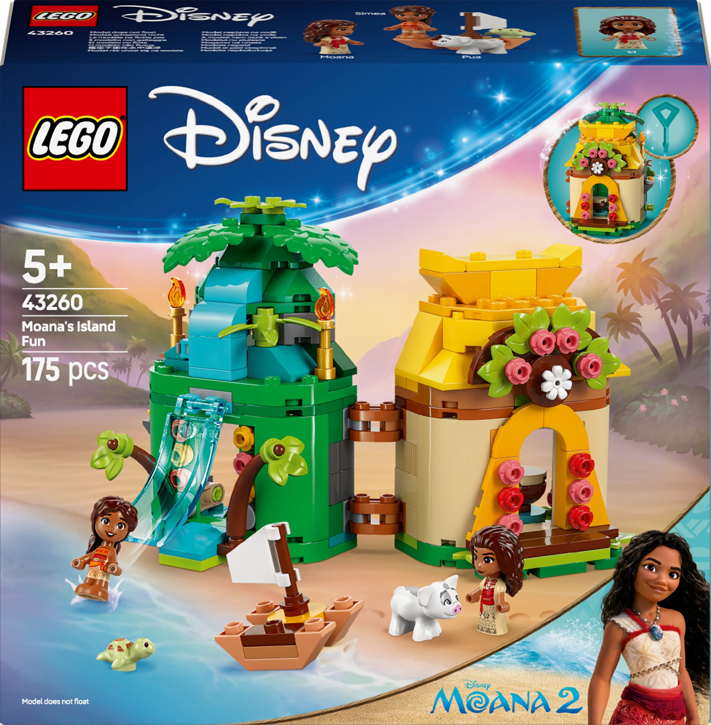 LEGO Disney Zabawy Vaiany na wyspie (43260)