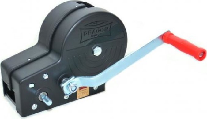 Wyciągarka ręczna DWK-35VC w obudowie z pasem 10 m, uciąg 1580 kg