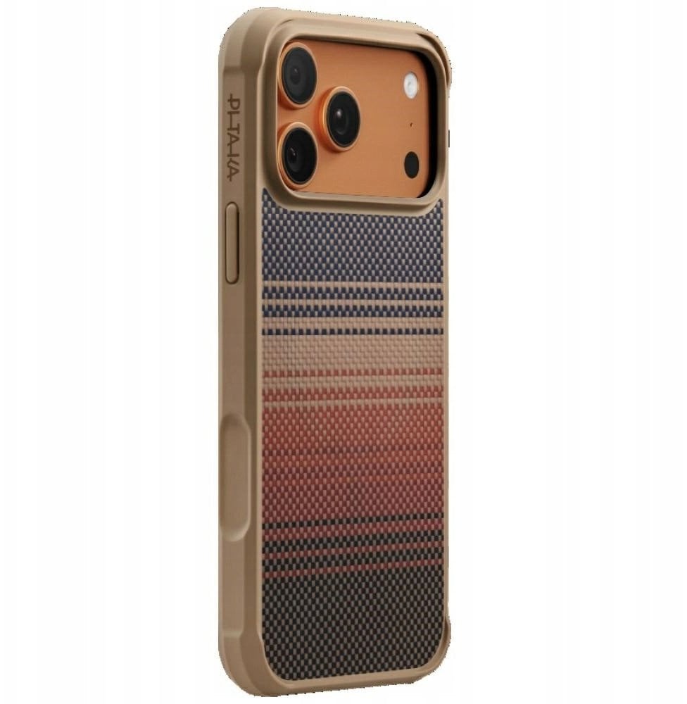 Etui PITAKA Aramid ProGuard MagSafe do iPhone 17 Pro Max sunset