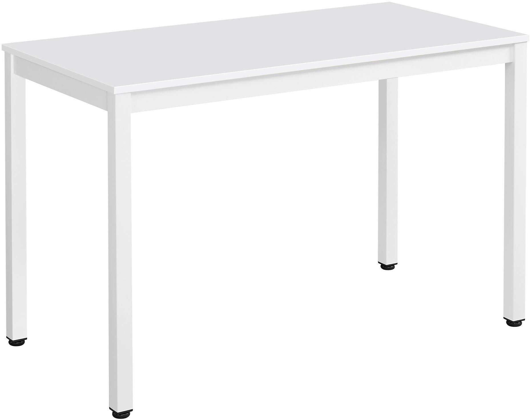 Stół prostokątny do kuchni i biura TESSA 120x60 biały metalowe nogi