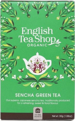 English Tea Sho Herbata zielona Sencha (20x2) BIO 30 g
