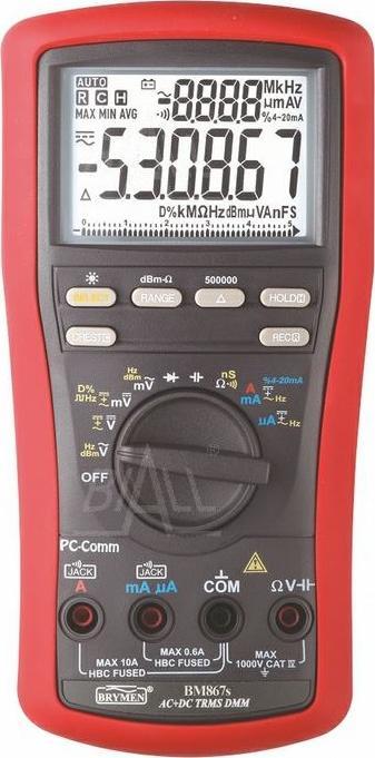 Brymen Miernik multimetr BM867s TRMS(AC+DC)