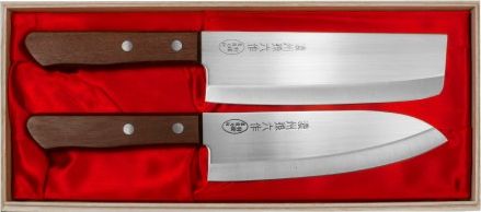 Satake SATAKE Tomoko Zestaw 2 Noży Japońskich: Santoku + Nakiri HG8373W