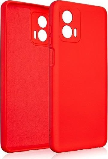 Beline Beline Etui Silicone Motorola MOTO G73 czerwony/red