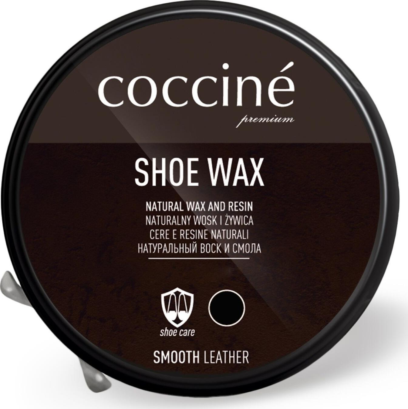 Coccine Pasta do butów shoe wax czarna 40g (55/32/40c/02), coccine