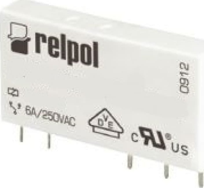 Relpol Przekaźnik miniaturowy 1P 6A 60V DC PCB AgSnO2/Au RM699BV-3211-85-1060 2613707