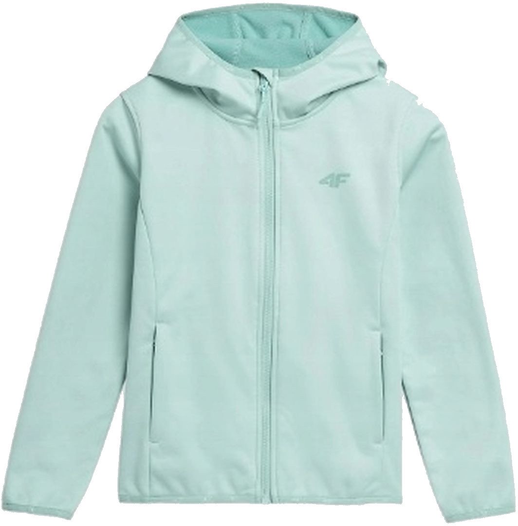 KURTKA DZIEWCZĘCA SOFTSHELL 4F WIATRÓWKA DLA DZIEWCZYNKI JSFD001