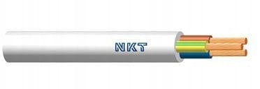 Przewód OWY 4x1mm2 300/500V biały krążek 100m