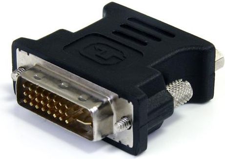 Adapter AV StarTech DVI-I - D-Sub (VGA) czarny (DVIVGAMFBK)
