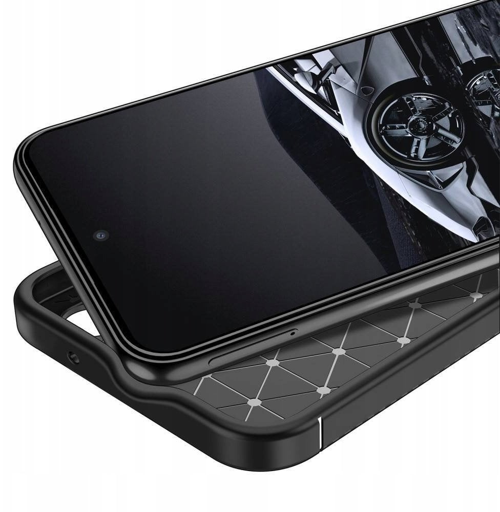 Nakładka Carbon case do Samsung Galaxy A17 5G czarny