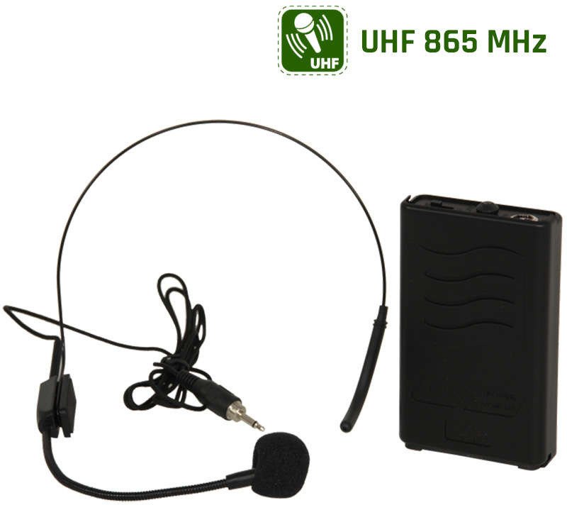 Mikrofon nagłowny Ibiza PORTUHF-HEAD2 one size